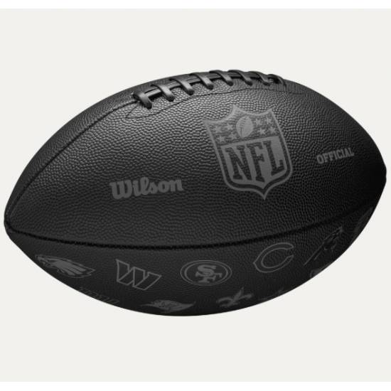 М'яч для американського футболу Wilson NFL Official 32 Team Logo Black оригінал (WF4015701XBOF) М'яч для американського футболу Wilson NFL Official 32 Team Logo Black оригінал (WF4015701XBOF)