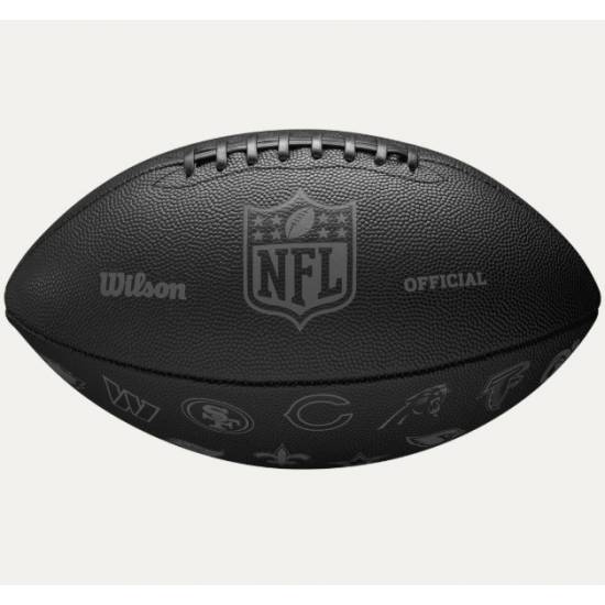 М'яч для американського футболу Wilson NFL Official 32 Team Logo Black оригінал (WF4015701XBOF) М'яч для американського футболу Wilson NFL Official 32 Team Logo Black оригінал (WF4015701XBOF)