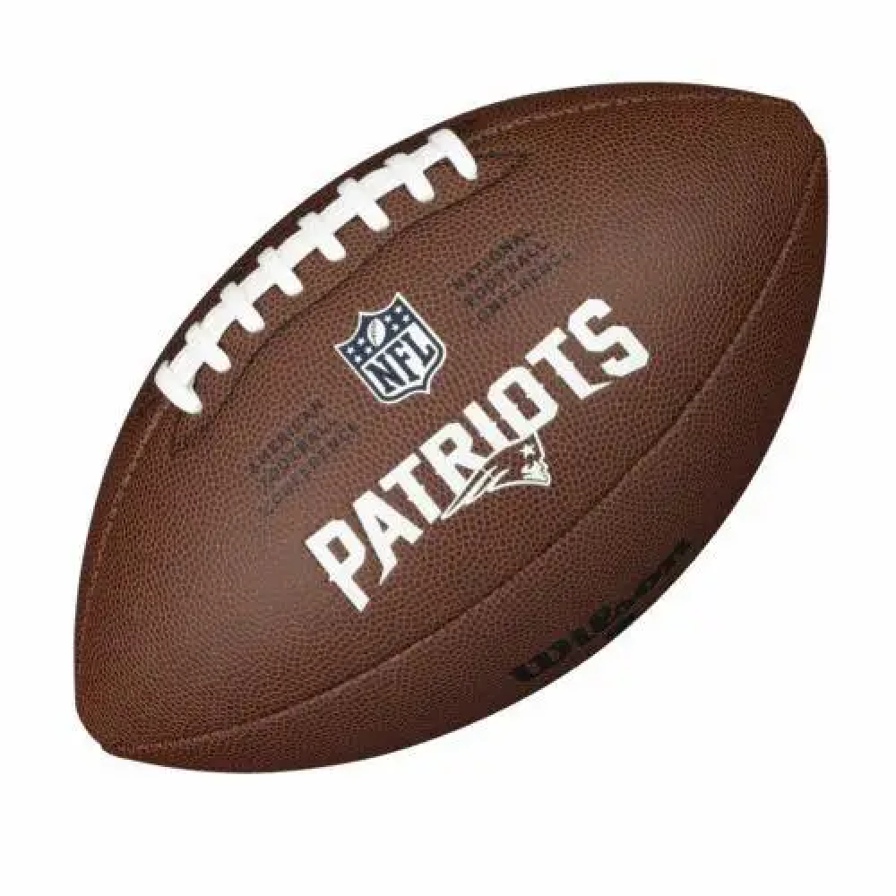 М'яч для американського футболу Wilson NFL New England Patriots (WTF1748XBNE)