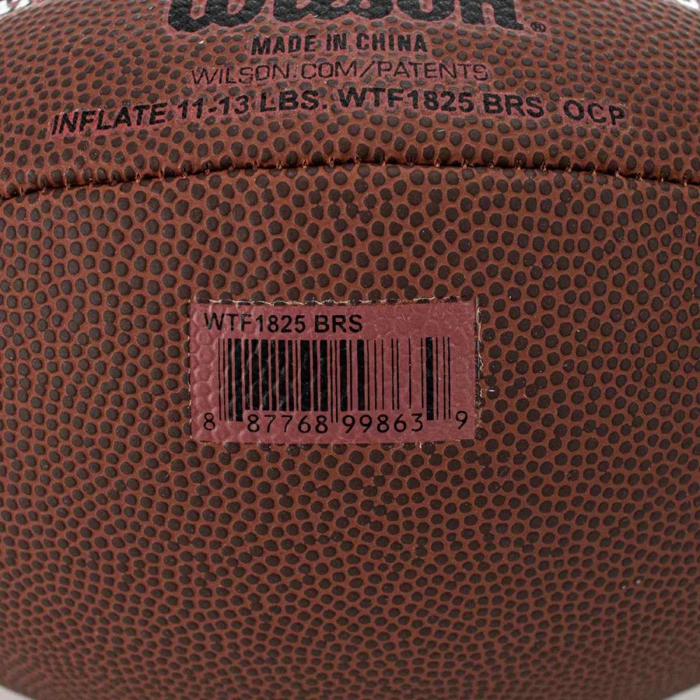 М'яч для американського футболу Wilson New NFL Duke R FB DEF композитна шкіра (WTF1825XBBRS)