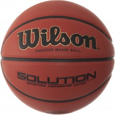 Баскетбольний професійний м'яч Wilson Solution ​​розмір 7 композитна шкіра для залу (WTB0616XBDBB)