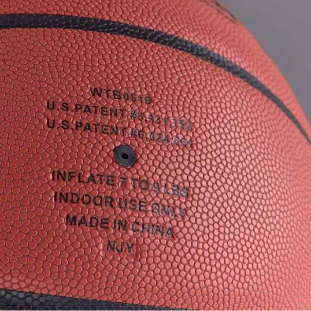 Баскетбольний професійний м'яч Wilson Solution ​​розмір 7 композитна шкіра для залу (WTB0616XBDBB)