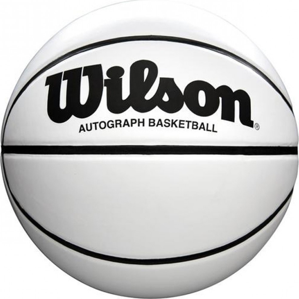 М'яч баскетбольний Wilson Autograph Mini Bball розмір 3 сувенірный для автографів (WTB0503)