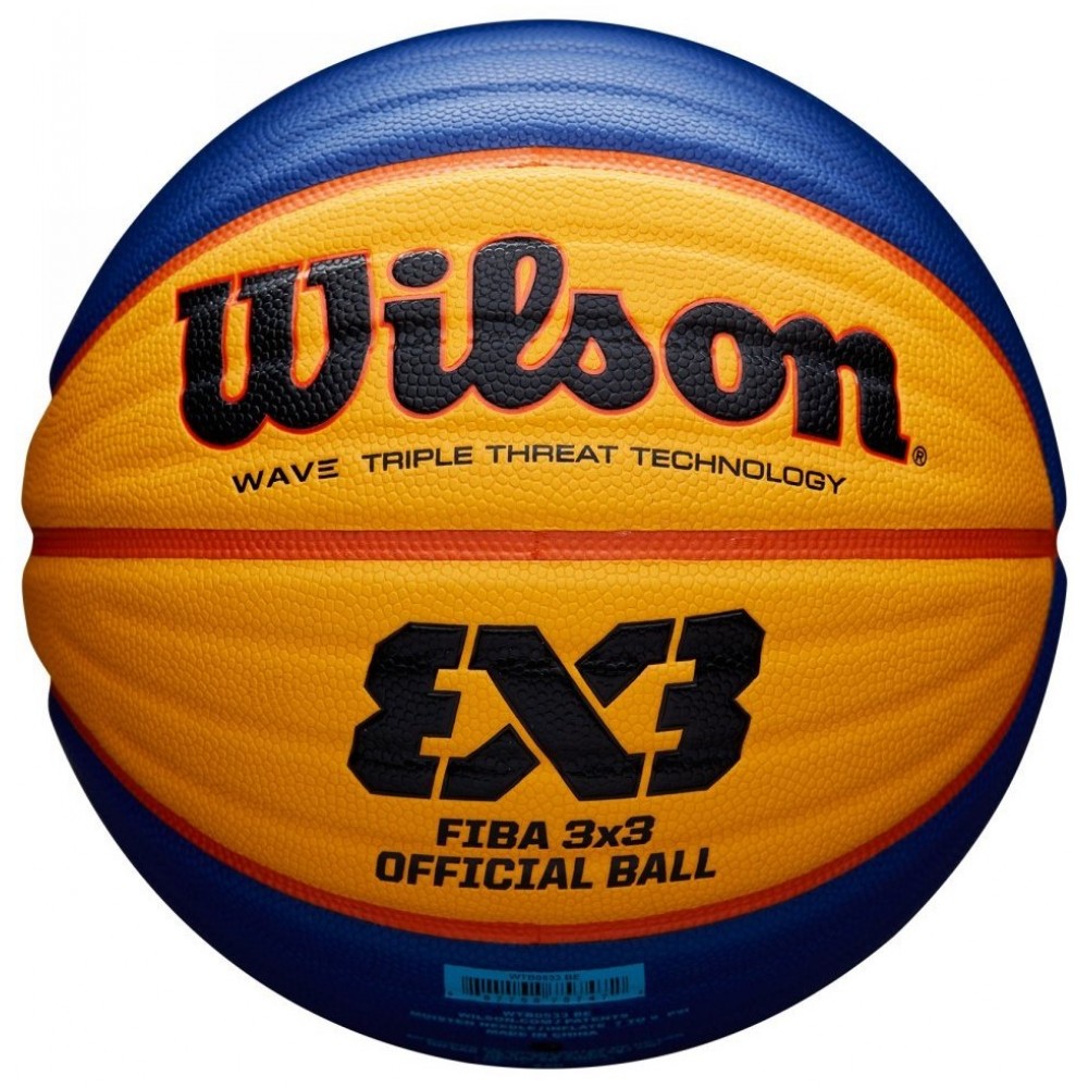Баскетбольний м’яч Wilson Official FIBA 3x3 Game Ball р.6 композитна шкіра (WTB0533XB) — оригінал