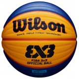 Баскетбольний мяч офіційний Wilson Official FIBA 3х3 Game Ball розмір 6 композитна шкіра оригінал (WTB0533XB)