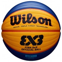 Баскетбольний мяч офіційний Wilson Official FIBA 3х3 Game Ball розмір 6 композитна шкіра оригінал (WTB0533XB)