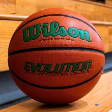 Мяч баскетбольний Wilson Evolution розмір 7 композитна шкіра коричневий (WTB0595XB0701)