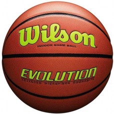 Мяч баскетбольний Wilson Evolution розмір 7 композитна шкіра коричневий (WTB0595XB0703)