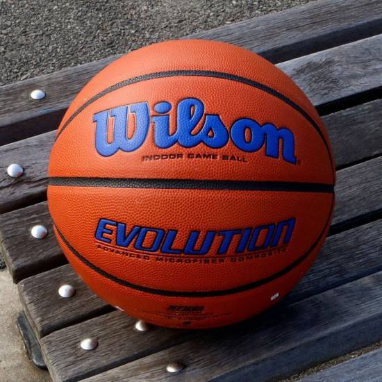 Мяч баскетбольный Wilson EVOLUTION размер 7 композитная кожа коричневый (WTB0595XB0704)