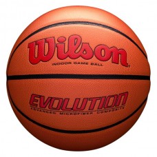 Баскетбольний м'яч Wilson Evolution розмір 7 композитна шкіра коричневий (WTB0595XB0705)