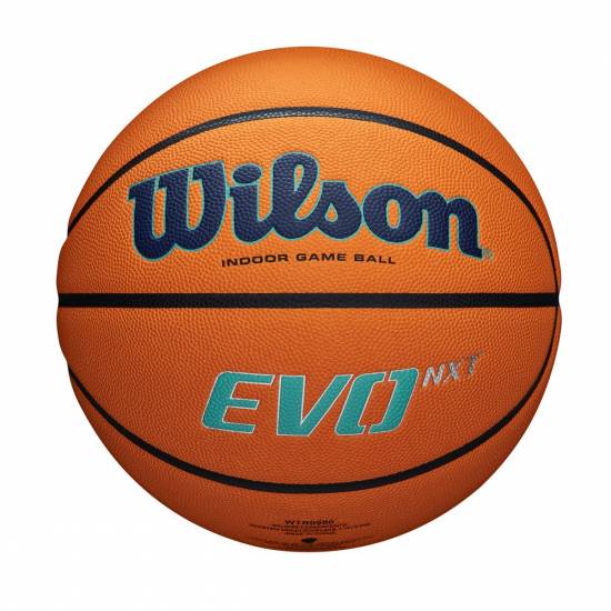 Мяч баскетбольний професійний Wilson Evo NXT FIBA Champions League розмір 7 композитна шкіра (WTB0900XBBCL)