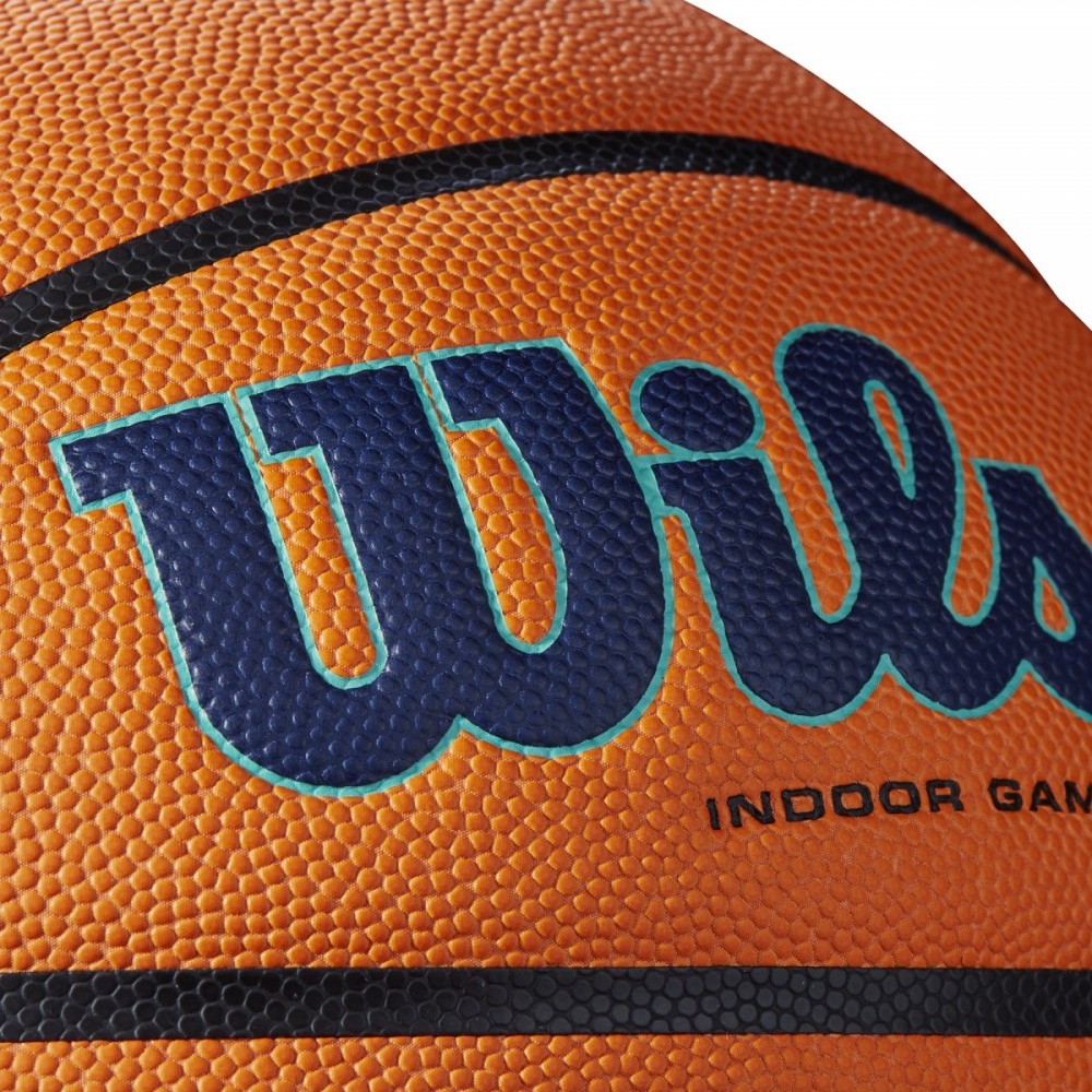 Мяч баскетбольний професійний Wilson Evo NXT FIBA Champions League розмір 7 композитна шкіра (WTB0900XBBCL)