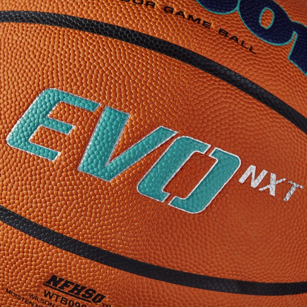 Мяч баскетбольний професійний Wilson Evo NXT FIBA Champions League розмір 7 композитна шкіра (WTB0900XBBCL)
