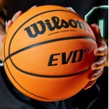 Мяч баскетбольний професійний Wilson Evo NXT FIBA Game Ball розмір 6, 7 композитна шкіра (WTB0965XB)