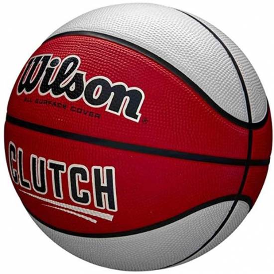 М'яч баскетбольний Wilson Clutch розмір 7 гумовий для гри на вулиці (WTB14195XB07)