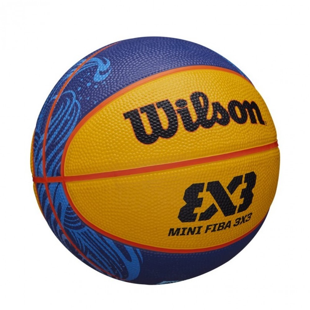 Міні-м'яч баскетбольний Wilson FIBA 3х3 Mini Ball розмір 3 гума модель 2020 (WTB1733XB2020)