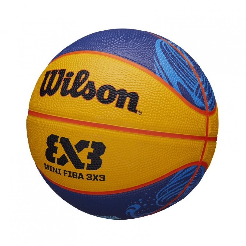 Міні-м'яч баскетбольний Wilson FIBA 3х3 Mini Ball розмір 3 гума модель 2020 (WTB1733XB2020)
