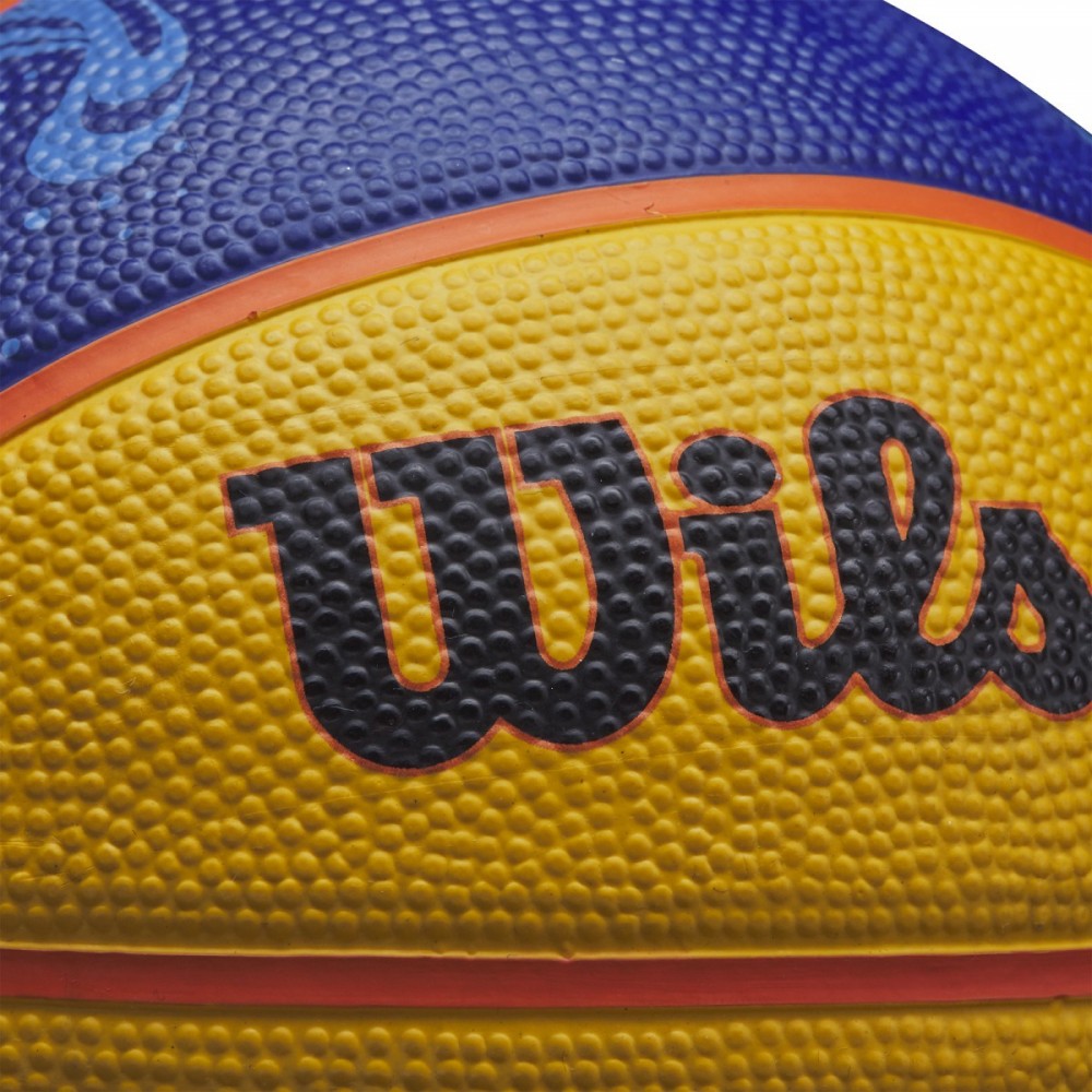 Міні-м'яч баскетбольний Wilson FIBA 3х3 Mini Ball розмір 3 гума модель 2020 (WTB1733XB2020)