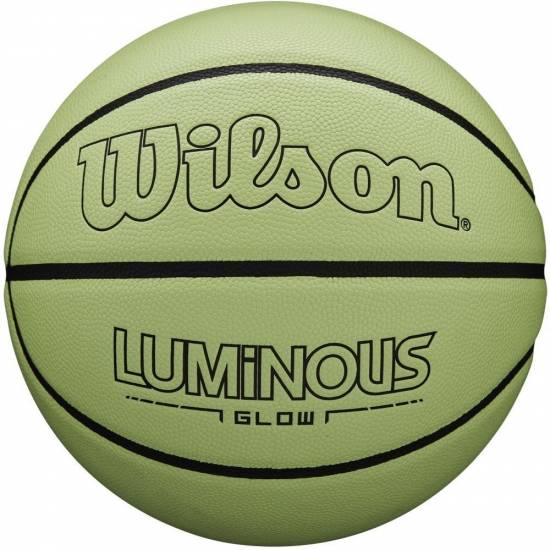 Світиться в темряві м'яч баскетбольний Wilson Luminous Glow Basketball розмір 7 композитна шкіра (WTB2028ID07)