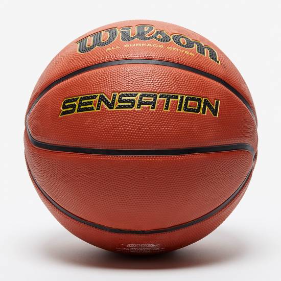 М'яч баскетбольний Wilson Sensation размір 5, 6, 7 гумовий для вулиці-залу (WTB9118XB0701)