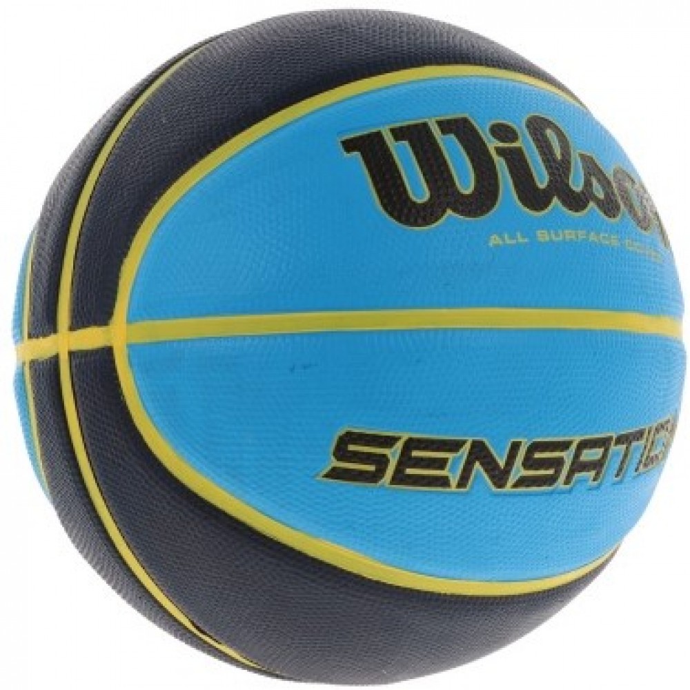 М'яч баскетбольний Wilson SENSATION розмір 7 гумовий для вулиці-залу (WTB9118XB0702)