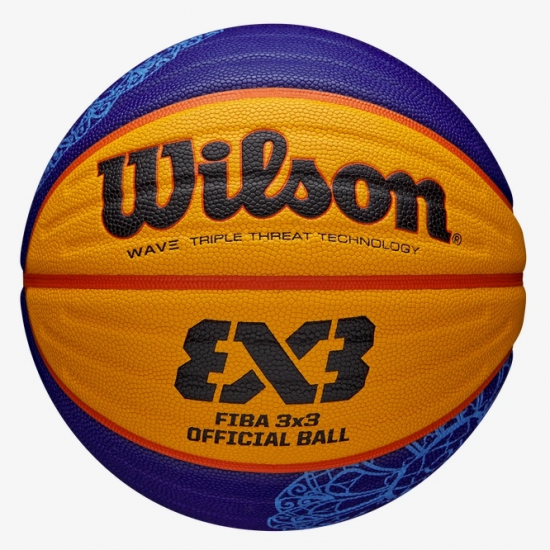 М'яч баскетбольний офіційний Wilson Official FIBA 3х3 Paris Game Ball розмір 6 композитна шкіра (WZ1011501XB)