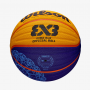 М'яч баскетбольний офіційний Wilson Official FIBA 3х3 Paris Game Ball розмір 6 композитна шкіра (WZ1011502XB6F)