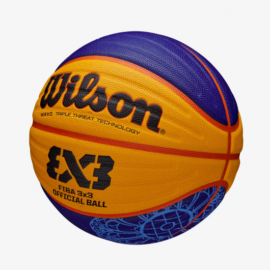 М'яч баскетбольний офіційний Wilson Official FIBA 3х3 Paris Game Ball розмір 6 композитна шкіра (WZ1011501XB)