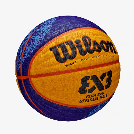 М'яч баскетбольний офіційний Wilson Official FIBA 3х3 Paris Game Ball розмір 6 композитна шкіра (WZ1011502XB6F)