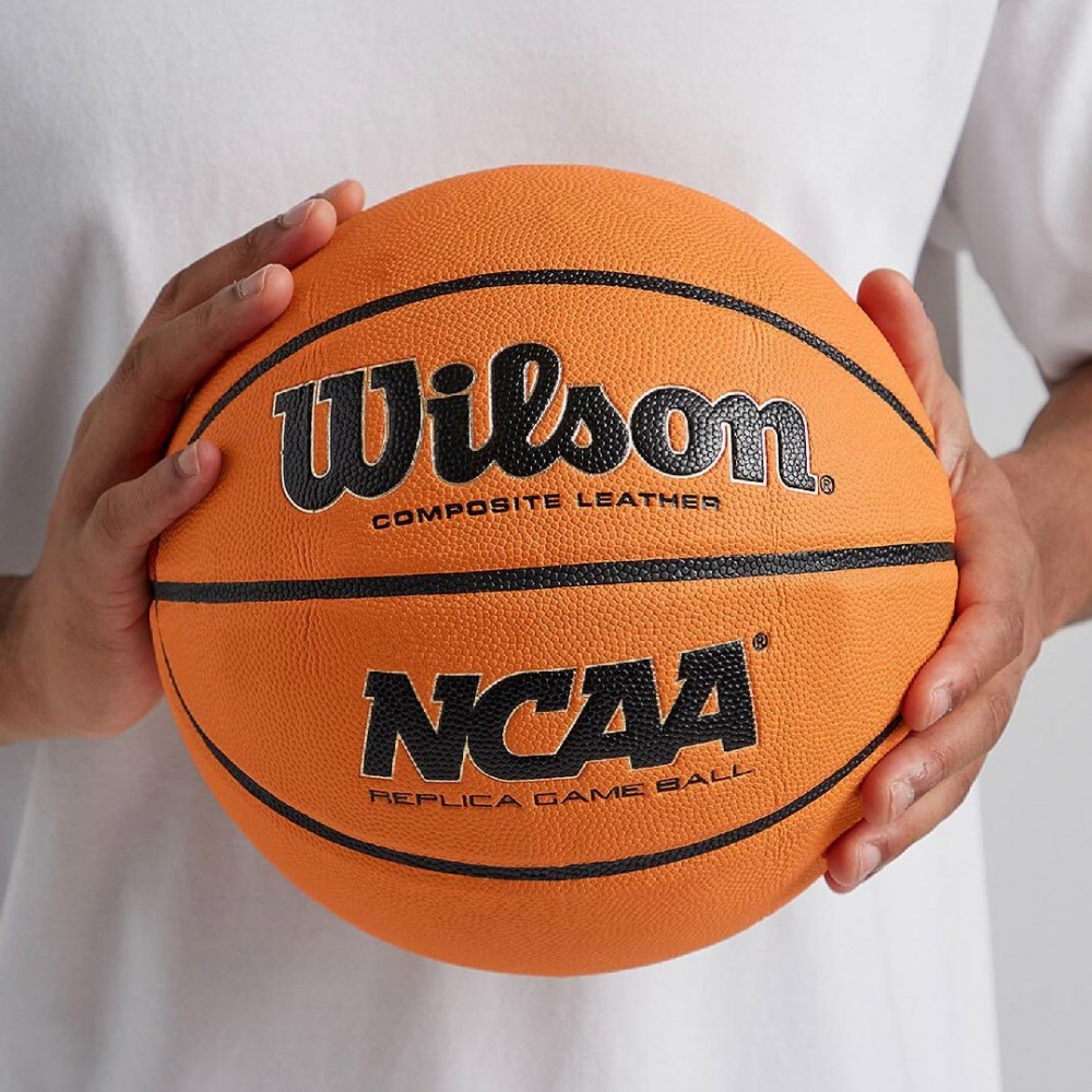 Баскетбольний м'яч Wilson NCAA R Game Ball розмір 7 композитна шкіра оригінал (WZ2022101XB7)