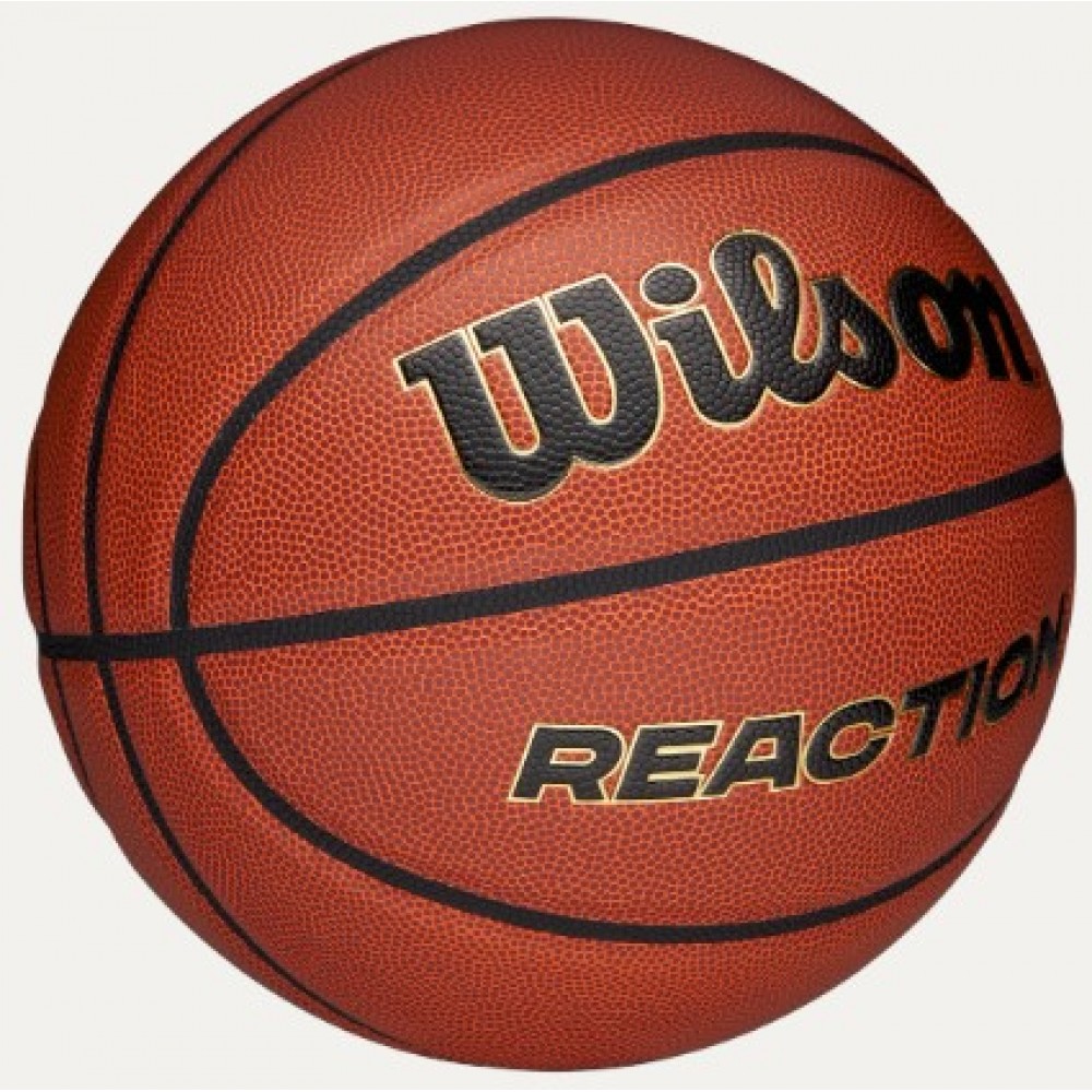 Баскетбольний м'яч Wilson Reaction Pro композитна шкіра оригінал (WZ2026601XB)