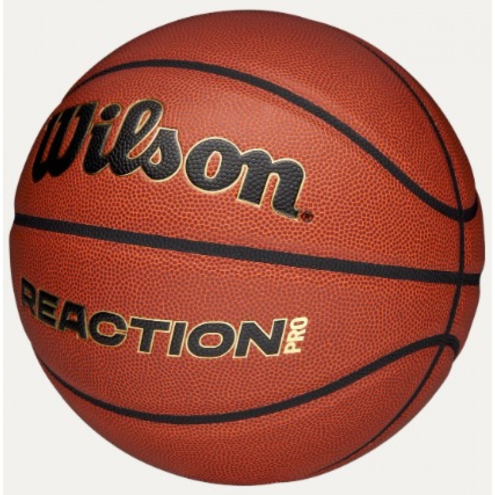 Баскетбольний м'яч Wilson Reaction Pro композитна шкіра оригінал (WZ2026601XB)