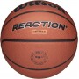 Баскетбольний м'яч Wilson Reaction Plus композитна шкіра коричневий для гри на вулиці-в залі (WZ2026701XB)