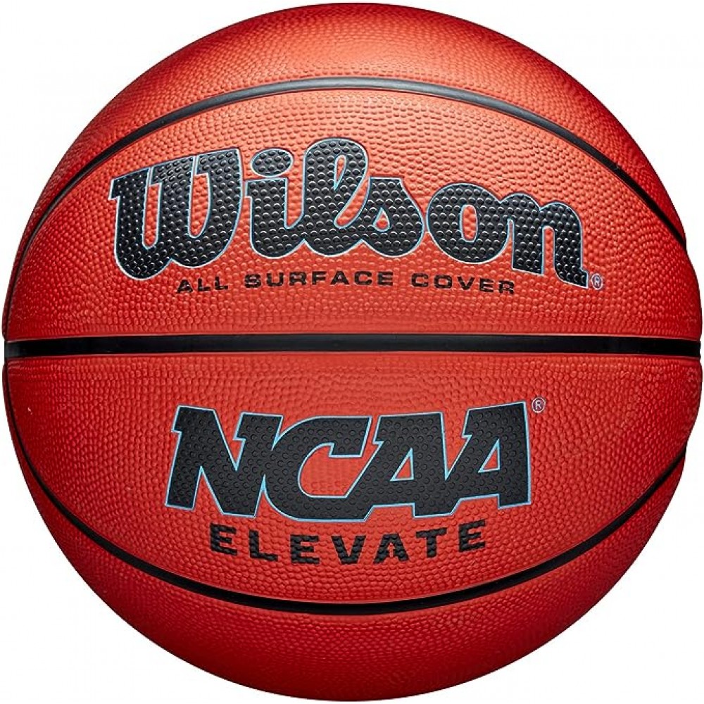 М'яч баскетбольний Wilson NCAA Elevate Outdoor розмір 5, 6, 7 гумовий для гри на вулиці оригінал (WZ3007001XB7)