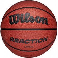 Баскетбольний м'яч Wilson Reaction гумовий для гри на вулиці-в залі (WZ3022601XB)