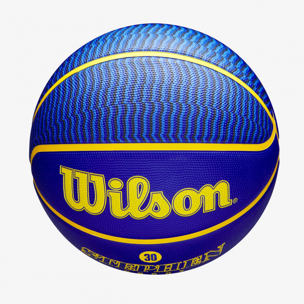 М'яч баскетбольний Wilson NBA Player Icon Stephen Curry Outdoor розмір 7 гумовий (WZ4006101XB)