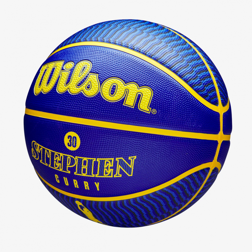 М'яч баскетбольний Wilson NBA Player Icon Stephen Curry Outdoor розмір 7 гумовий (WZ4006101XB)