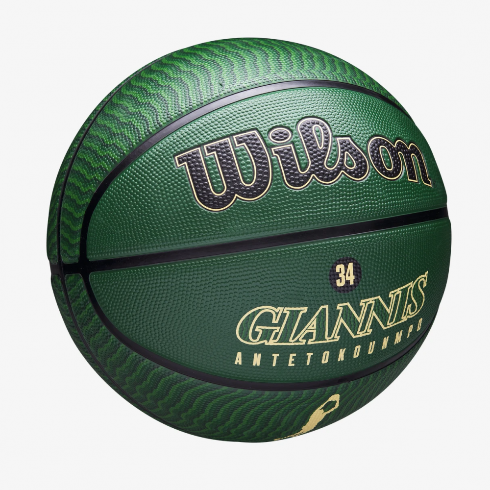 М'яч баскетбольний Wilson NBA Player Icon Giannis Antetokounmpo Outdoor розмір 7 гумовий (WZ4006201XB)