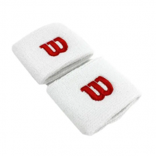 Напульсники спортивні Wilson Wristband 2 шт. білі (WR5602100)