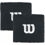 Напульсники спортивні Wilson Wristband 2 шт. чорні (WR5602700) Напульсники спортивні Wilson Wristband 2 шт. чорні (WR5602700)