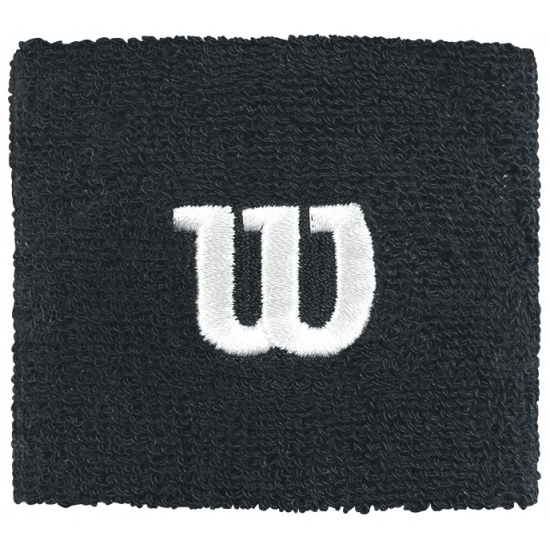 Напульсники спортивні Wilson Wristband 2 шт. чорні (WR5602700)