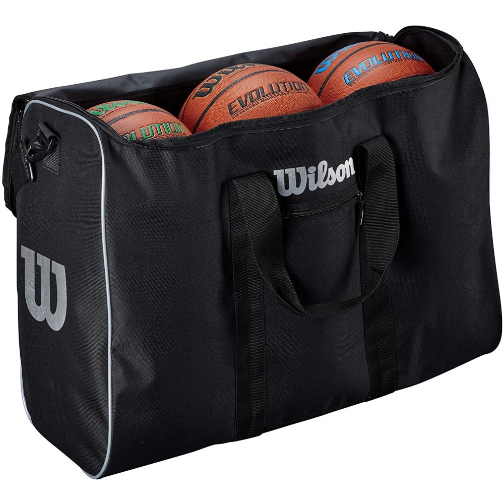 Сумка для спортивних м'ячів Wilson 6 TRAVEL BBALL BAG баскетбольних, футбольних, волейбольних (WTB201960) 
