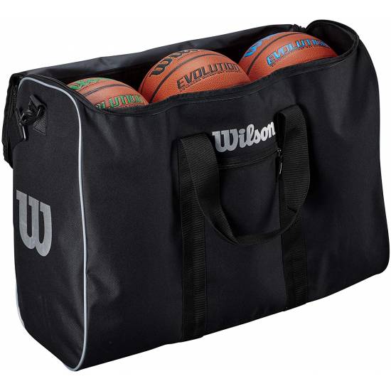 Сумка для спортивних м'ячів Wilson 6 TRAVEL BBALL BAG баскетбольних, футбольних, волейбольних (WTB201960) 