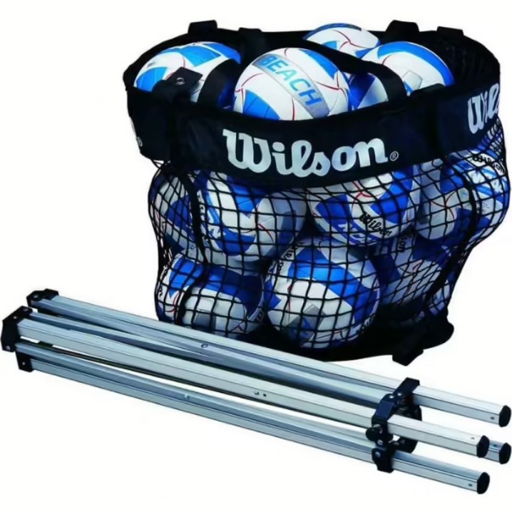 Корзина-сітка для м’ячів Wilson Ball Cart (WTH180400) — оригінал
