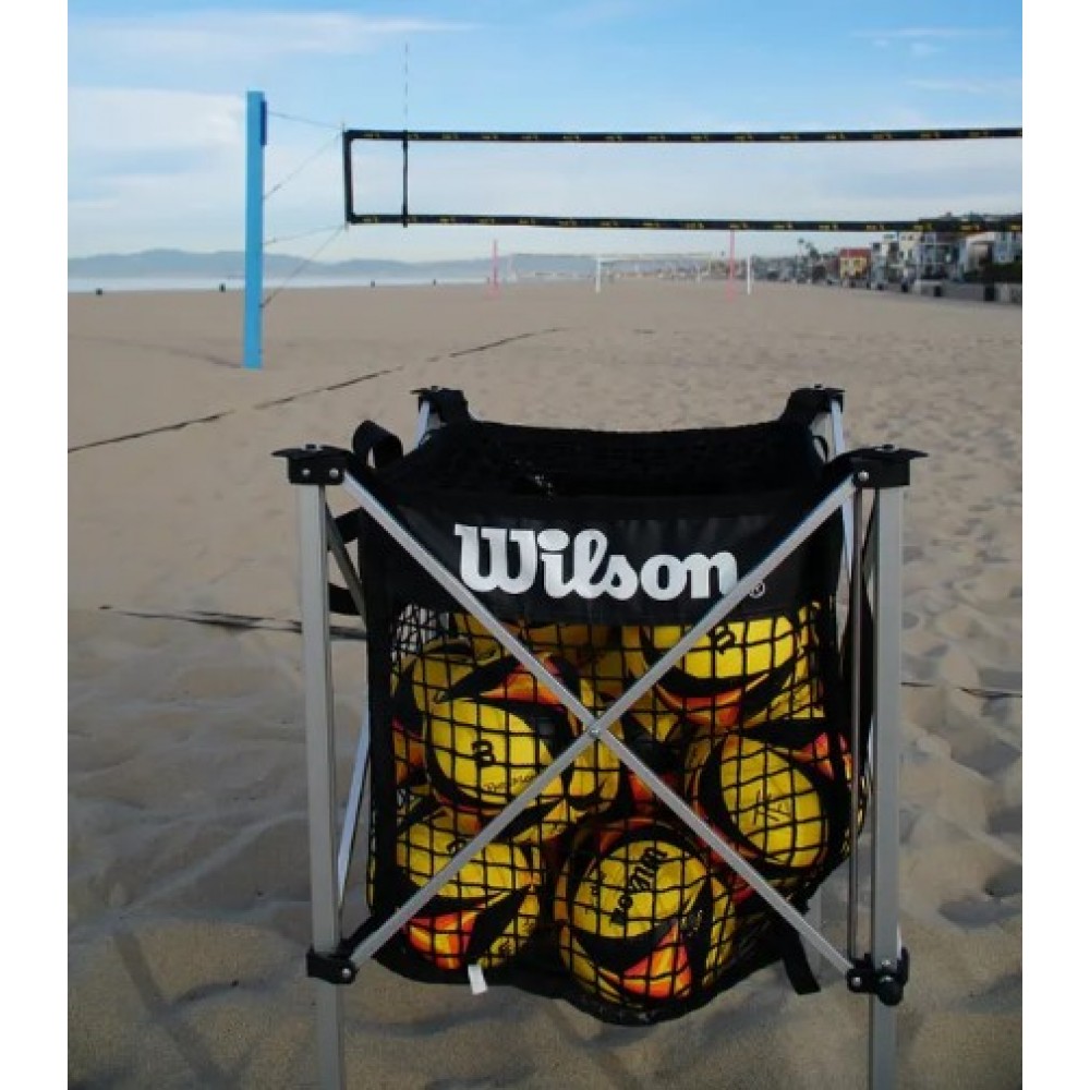 Корзина-сітка для м’ячів Wilson Ball Cart (WTH180400) — оригінал