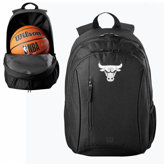 Баскетбольний рюкзак Wilson NBA Chicago Bulls Backpack 30 л оригінал (WZ6015003)