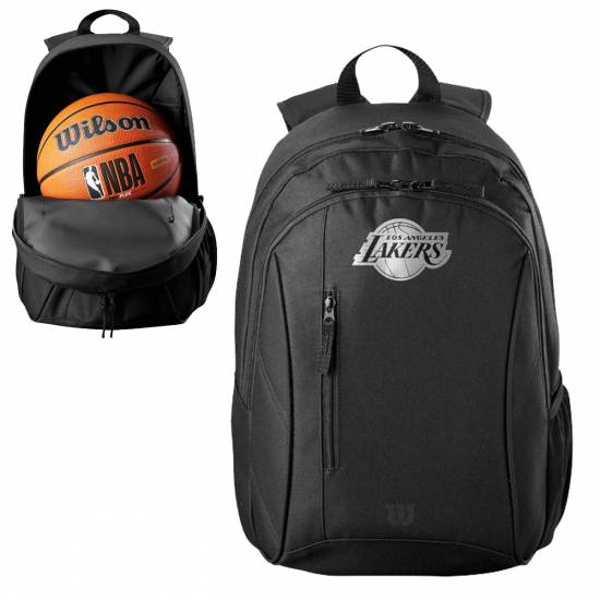 Баскетбольний рюкзак Wilson NBA Los Angeles Lakers Backpack 30 л оригінал (WZ6015005)
