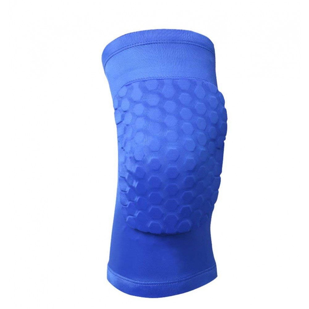 Наколінники баскетбольні 2 шт. Hex Knee Pads S-M-L спандекс-нейлон синій (3066)