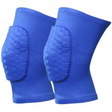 Наколінники баскетбольні 2 шт. Hex Knee Pads S-M-L спандекс-нейлон синій (3066)
