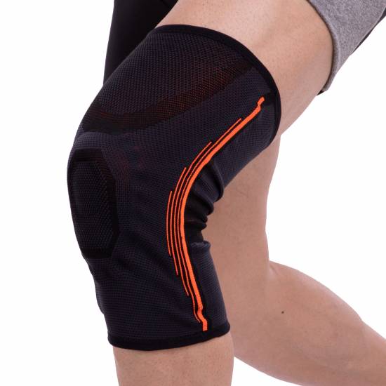 Наколінник-бандаж спортивний Knee Brace 1 шт. з силіконовим кільцем (9066)